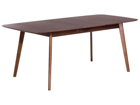 Extending Dining Table TOMS Dark Brown 100/130 cm 80 cm